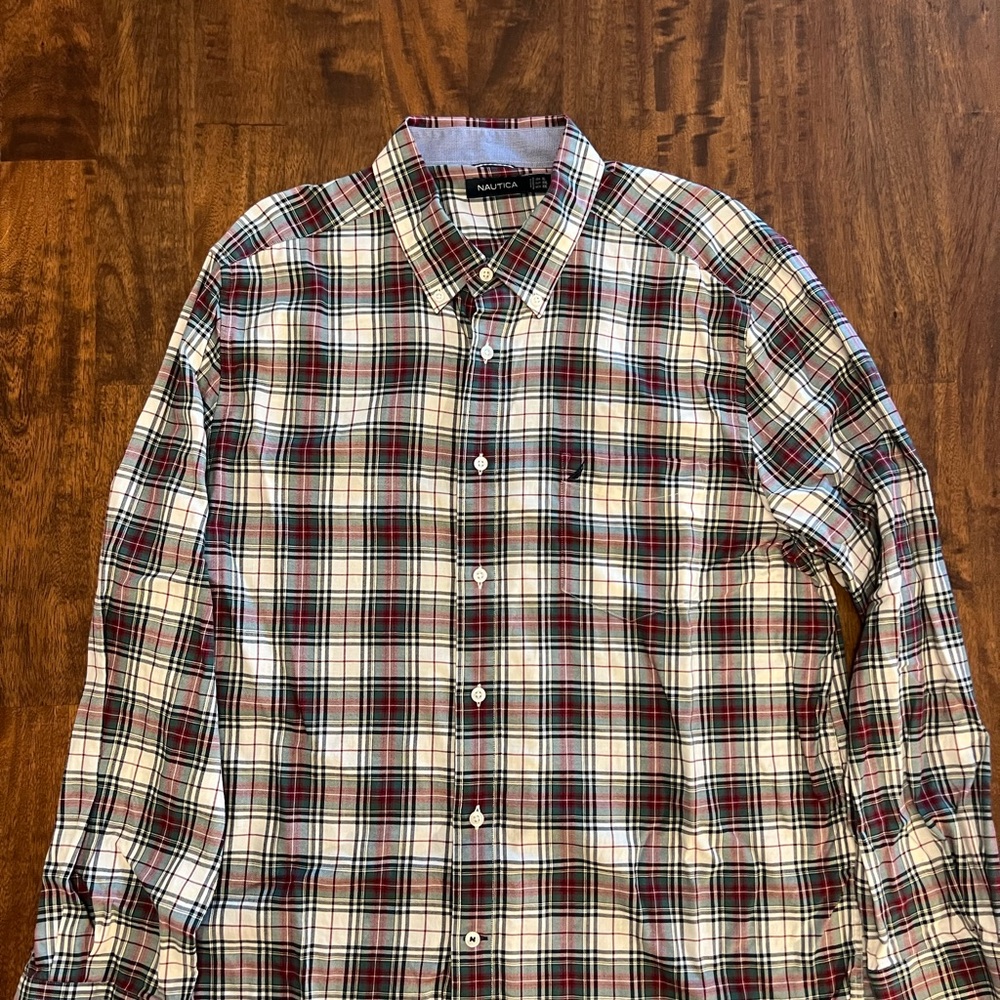 Plaid Nautica Sport Shirt